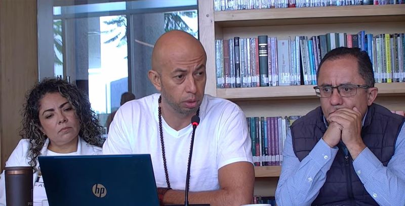 Periodistas Sofía Negrete, Carlos García y José Meza