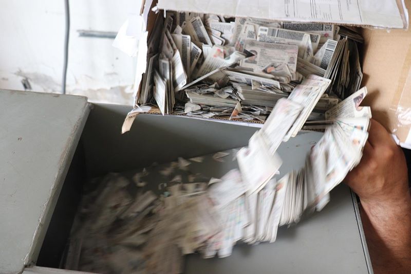 Destruccion credenciales INE