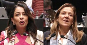 Diputadas Mariana Benítez Tiburcio y Margarita Zavala