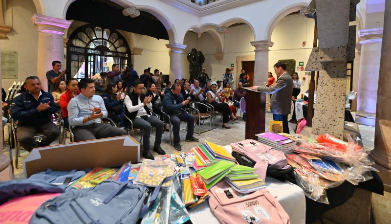 Donación mochilas