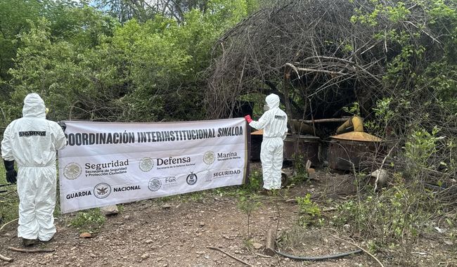 Laboratorio de drogas Culiacán