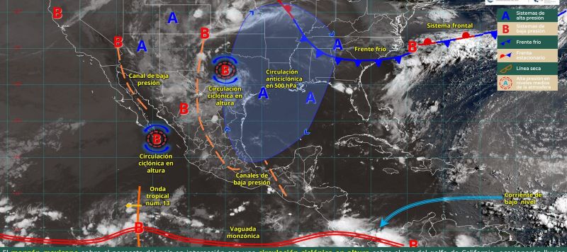 Mapa meteorológico 22VII25