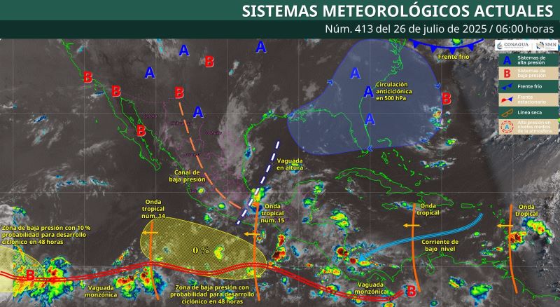 Mapa meteorológico 23VII25