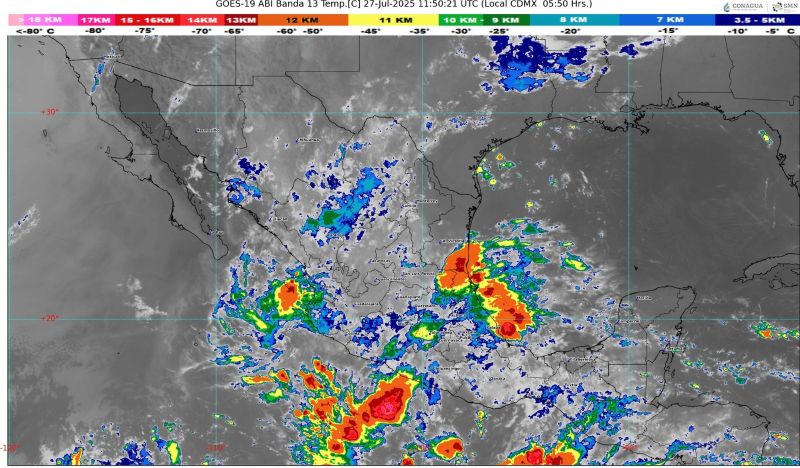 Mapa meteorológico 27VII25