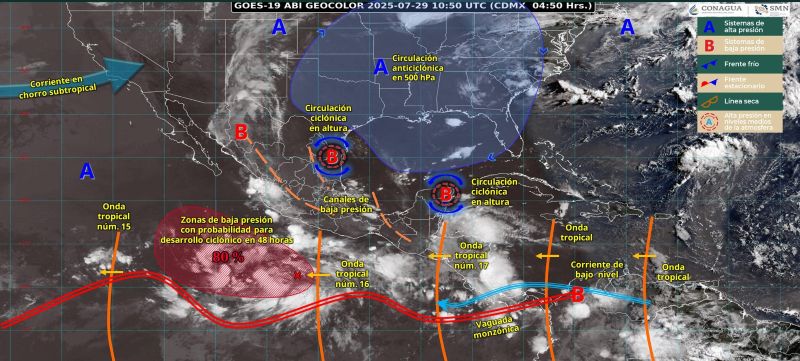 Mapa meteorológico 29VII25