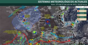 Mapa meteorológico 7VII25