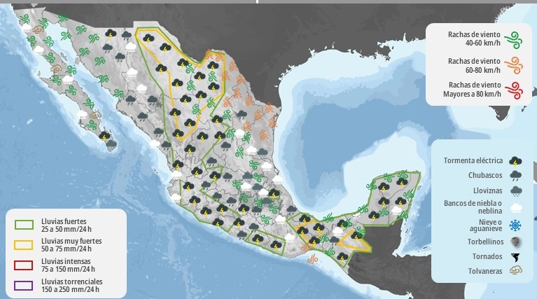 Mapa meteorológico ok