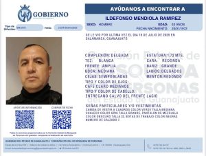 Desaparecido Ildefonso Mendiola Ramírez de Salamanca
