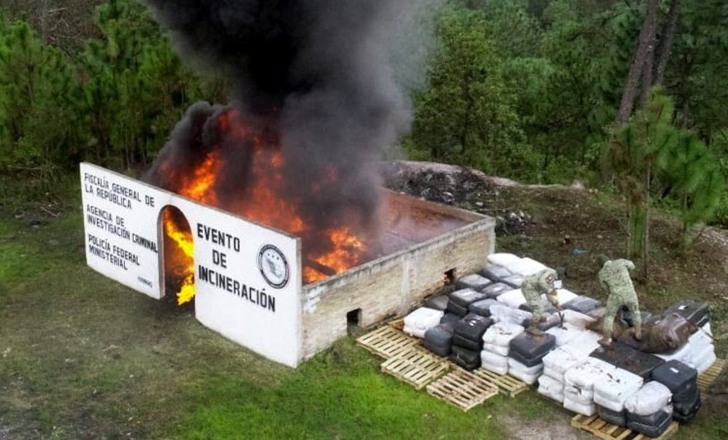 Destrucción de droga