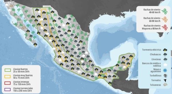 Mapa del tiempo 17VIII25