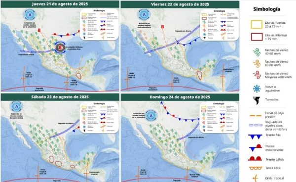 Mapa del tiempo 21VIII25
