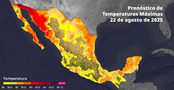 Mapa del tiempo 22VIII25