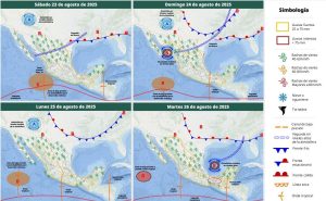 Mapa del tiempo 23VIII25