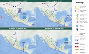Mapa meteorológico nacional 10VIII25
