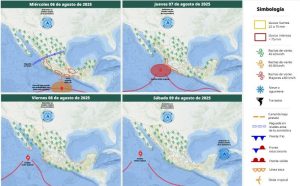 Mapa meteorológico nacional 6VIII25