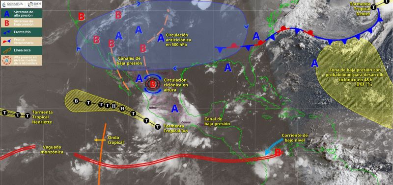 Mapa meteorológico nacional 7VIII25