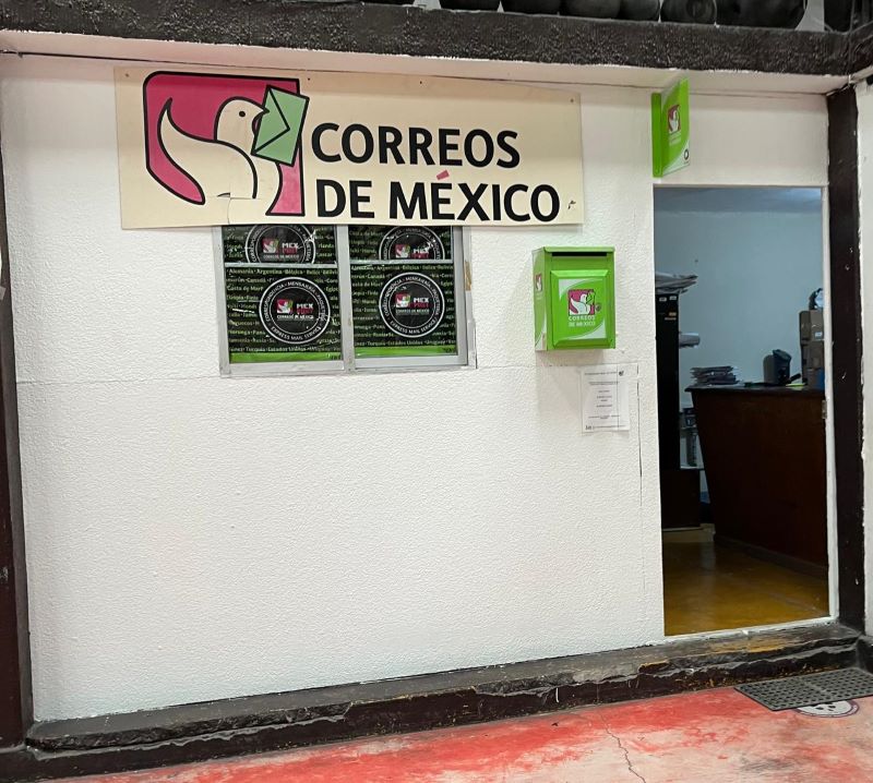 Oficina de correos en Villagrán.
