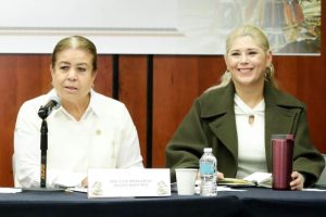 Senadoras Lilia Margarita Valdez Martínez y Reyna Celeste Ascencio Ortega.