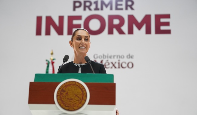 Claudia 1er informe