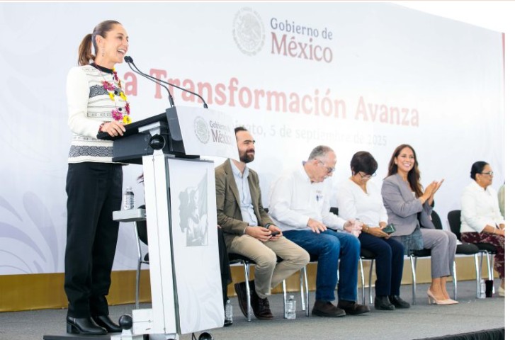 Claudia Sheinbaum informe en Guanajuato.