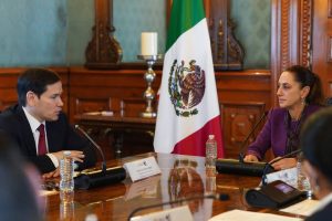 Claudia Sheinbaum y Marco Rubio