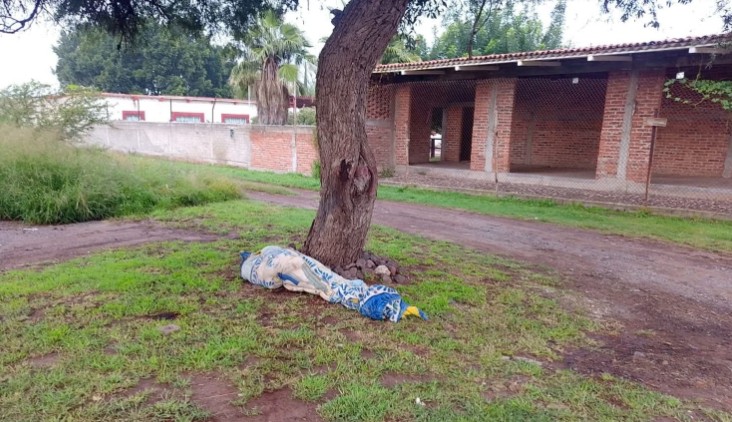 Cuerpo sin vida en San José Uluapan