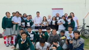 Estudiantes de secundaria de Villagrán