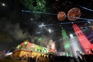Fiestas patrias en Dolores Hidalgo.