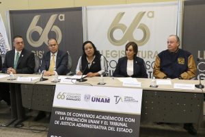 Firma de convenios Congreso FUNAM TJA