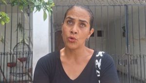 Gabriela Hernández Solano, tía de Randi Hernández Moreno, víctima de la explosión de transformador de la CFE.