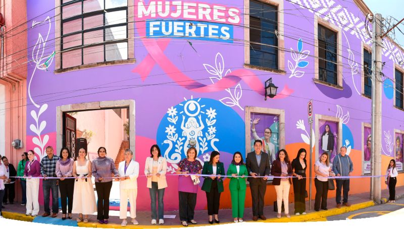 Inauguración edificio Mujeres Fuertes.