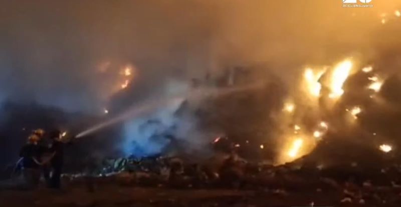 Incendio basurero Guanajuato