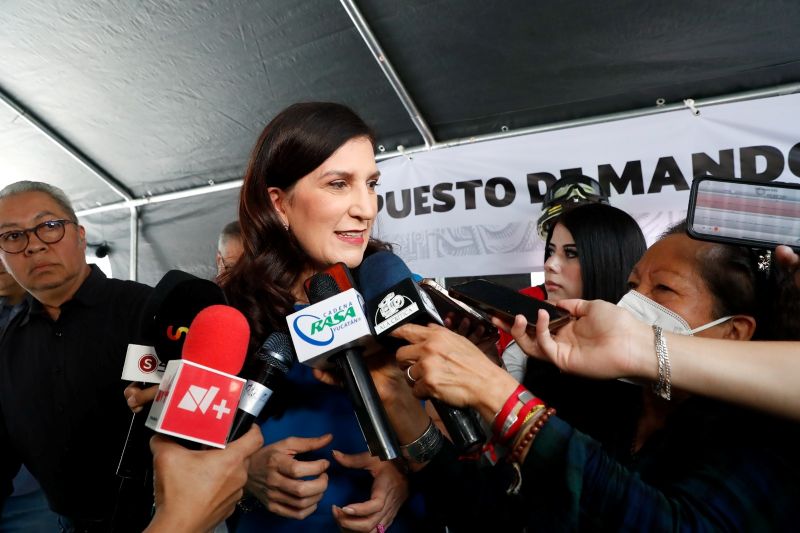 Kenia López Rabadán, presidenta de la Cámara de Diputados.