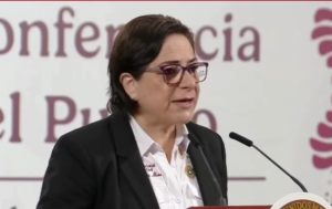 Laura Velázquez, simulacro nacional de alerta sismica