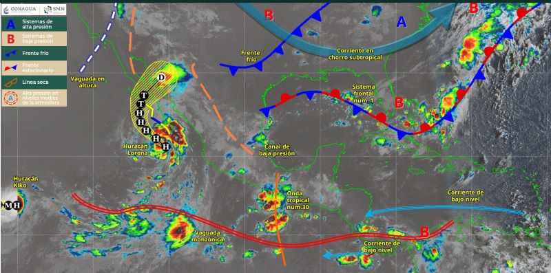 Mapa del tiempo 3IX25