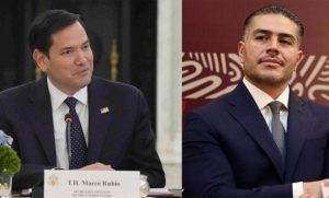 Marco Rubio y Omar García Harfuch