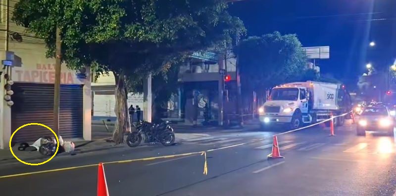 Motociclista atropellado