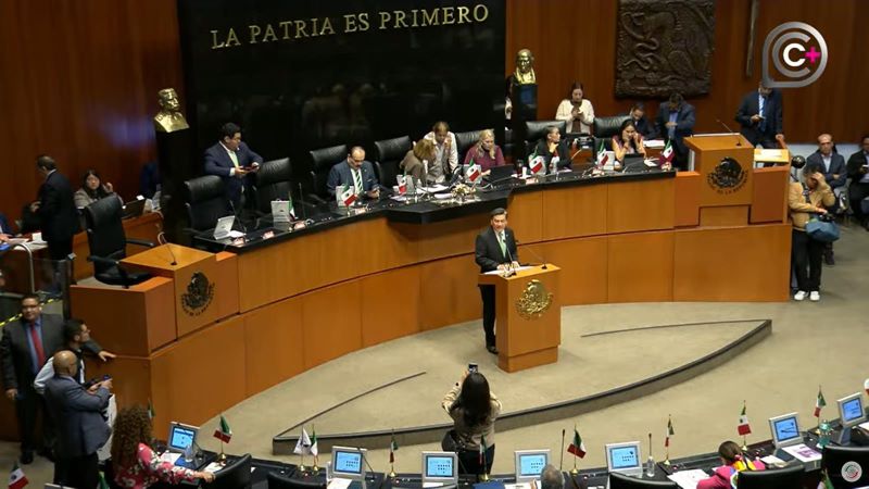 Sesión Senado de la República.