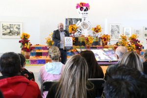 Altar de muertos del congreso del estado.