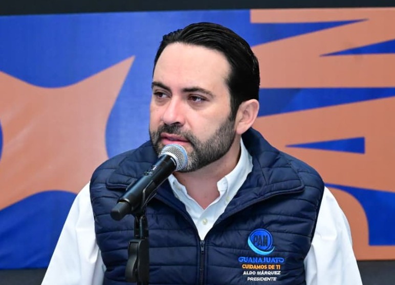 Diputado Aldo Márquez, presidente estatal del PAN Guanajuato.