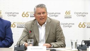 Diputado Luis Ricardo Ferro Baeza, presidente de la Junta de Gobierno del congreso de Guanajuato.