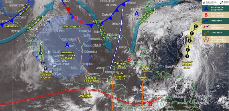 Mapa del estado del tiempo 11X25