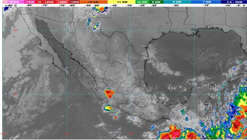Mapa del estado del tiempo 14X25