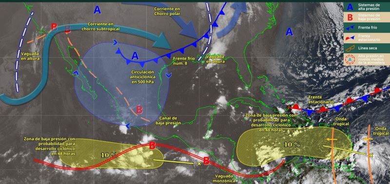 Mapa del estado del tiempo 19X25