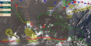 Pronóstico del Servicio Meteorológico Nacional del estado del tiempo el