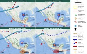 Mapa del estado del tiempo 5X25