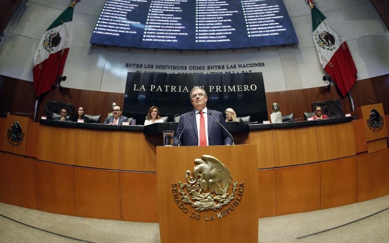 Marcelo Ebrard, comparecencia en el Senado.