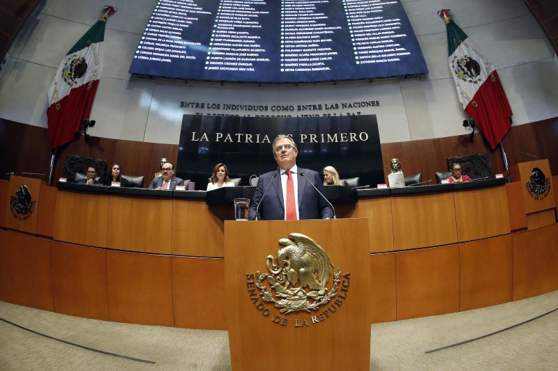 Marcelo Ebrard, comparecencia en el Senado.