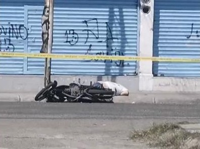 Motociclista asesinado en Irapuato