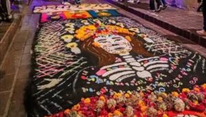 Tapete de la muerte.